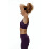 Collants Legging Femme Noir Limba Curve Line Sport Midnight Plum