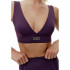 Haut Femme Noir Limba Curve Line Sportswear Midnight Plum