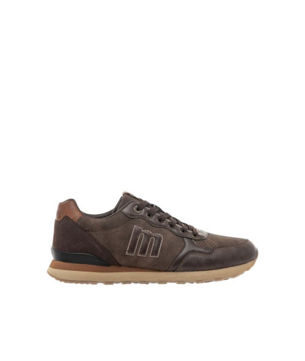 Chaussures Homme Mustang Porland Flore Chocolat / La
