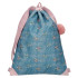 Disney Gym Sac W/Zipper Stitch You Are Magical Snack Bag Blue