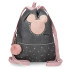 Gym Sac Disney Gym Sac W/Zipper Mickey Studs Black