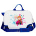 Valise Enfant Disney Abs Rolling 4W. 45Cm. Frozen Sparkle Like Magic Blanc