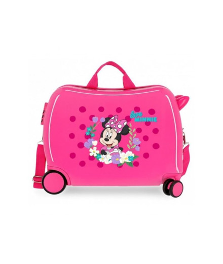 Valise Enfant Disney Abs Rolling 4W.(2 Multid.)Minnie...