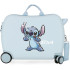 Valise Enfant Disney Abs Rolling 4W.(2 Multid.) Stitch Make A Face Bleu