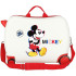 Valise Enfant Valise à roulettes Disney Abs 4W.(2 Multid.) Mickey 3D Blanc