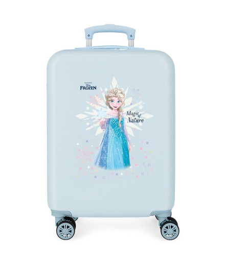 Trolley Disney Abs Valise 55Cm.4R.Frozen Magic Ice Blue