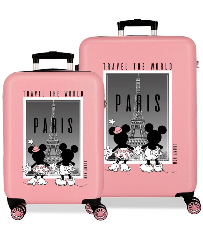 Set Disney Abs Luggage Trolley 2/ 55-68Cm.4W....
