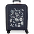 Trolley Disney Abs Valise 55Cm.4W. Disney 100 Mikcey Comic Bleu