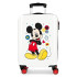 Trolley Disney Abs Valise 55Cm.4W.Mickey Enjoy The Day Oh Boy White