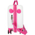 Valise Enfant Disney Abs Rolling 4W. 50Cm.Minnie Super Helpers Blanc