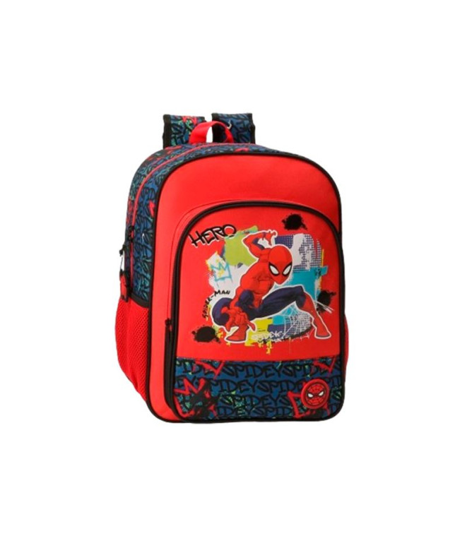 Sac à dos Marvel Adap. 40Cm. Spiderman Rouge...