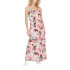 Robe Femme Only Onlwinner S/L Maxi Dre Cloud Dancer Blurry Flower