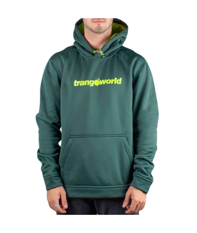 Sweat Trangoworld Homme Login Vert foncé/Citron...