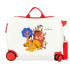 Valise Enfant Disney Abs Rolling 4W.(2 Multid.) Simba & Friends Blanc
