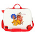 Valise Enfant Disney Abs Rolling 4W.(2 Multid.) Simba & Friends Blanc