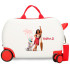 Valise Enfant Disney Abs 4R.(2 Multi.) 45Cm. Vaiana et ses amis blanc