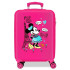 Trolley Disney Abs Valise 55Cm 4W Autour du Monde Paris Fuchsia Pink