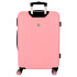 Set Disney Abs Bagage Trolley 2/ 55-68Cm.4W.Mickey Outline Pink