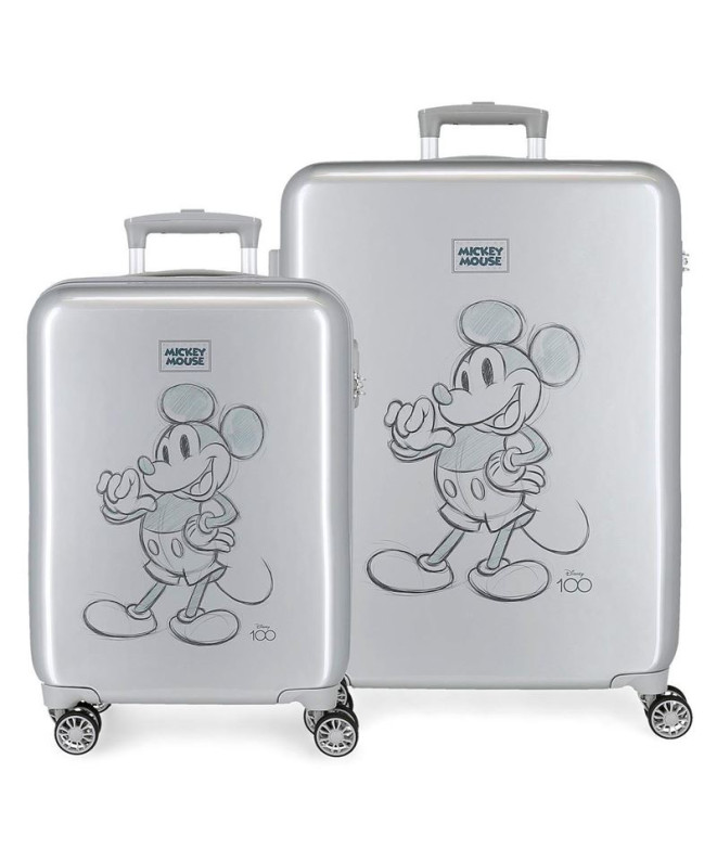 Set Disney Abs Luggage Trolley 2/ 55-68Cm.4W....