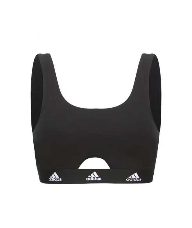 Femme Adidas Active Comfort Cotton Bra Noir