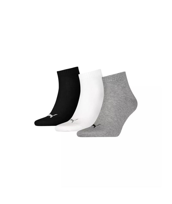 Chaussettes Puma Plain Grey/White/Black Pack