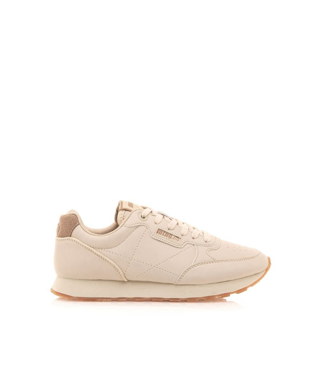 Chaussures Femme Mustang Joggo Bulle Nude /...