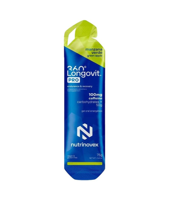 Gel Nutrinovex Gel Longovit 360 75g Pomme verte