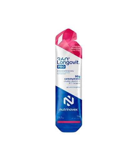 Gel Nutrinovex Longovit 360 75g Fruits de la forêt