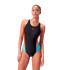 Maillot de bain Natation Speedo Femme de Colourblock 2.0 Noir/ Rouge/