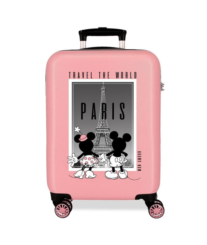 Disney Abs Trolley Suitcase 55Cm.4W Minnie &...