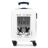 Disney Abs Trolley Valise 55Cm.4W Minnie & Mickey Paris White