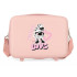 Trousse Disney Abs Vanity Case. Minnie Heart Nude Pink