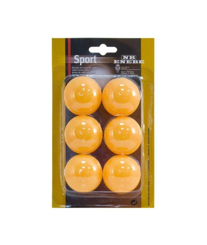 Balles Tennis de table Enebe de Blister 6 40 mm...
