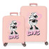 Set Chariot à bagages Disney Abs 2/ 55-70Cm.4W.Minnie Heart Nude Pink