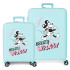 Set Disney Abs Bagage Trolley 2/ 55-70Cm.4L.Mickey Friendly Bleu Turquoise