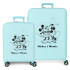 Set Chariot à bagages Disney Abs 2/ 55-70Cm.4W.Mickey & Minnie Bleu Turquoise