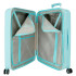 Set Chariot à bagages Disney Abs 2/ 55-70Cm.4W.Mickey & Minnie Bleu Turquoise