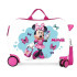 Valise Enfant Disney Abs Rolling 4W.(2 Multi.) 45Cm. Bonne humeur Minnie Blanc