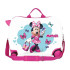 Valise Enfant Disney Abs Rolling 4W.(2 Multi.) 45Cm. Bonne humeur Minnie Blanc
