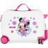 Valise Enfant Disney Abs Rolling 4W.(2Multid) Minnie Super Helpers White