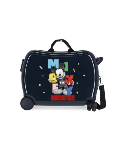 Valise Enfant Disney Abs Rolling 4W.(2 Multid.)Mickey's...