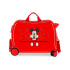 Valise Enfant Disney Abs Rolling 4W.(2 Multid.)Mickey Colour Mayhem Rouge