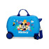 Valise Enfant Disney Abs Rolling 4W.(2 Multi.) 45Cm. Mickey Peek A Boo Bleu