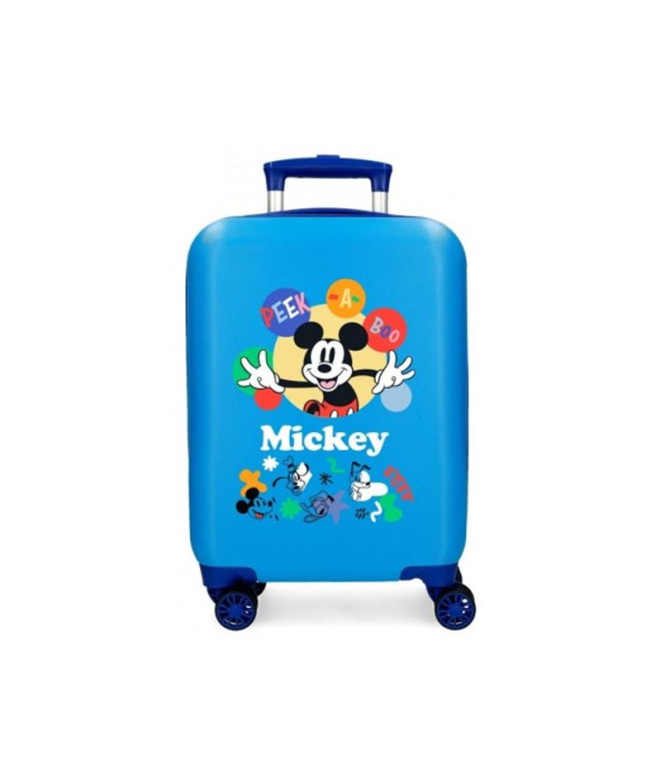 Trolley Disney Abs Valise 50 Cm.4R Mickey Peek...