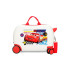 Valise Enfant Disney Abs Rolling 4W.(2 Multi.) 45Cm. Cars Lets Race Blanc