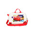 Valise Enfant Disney Abs Rolling 4W.(2 Multi.) 45Cm. Cars Lets Race Blanc