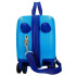 Valise Enfant Disney Abs Rolling 4W.(2 Multi.) 45Cm. Cars Lets Race Bleu