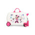 Valise Enfant Disney Abs Rolling 4W.(2 Multi.) 45Cm.Minnie Party White