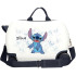 Valise Enfant Disney Abs Rolling 4W.(2 Multi.) 45Cm. Happy Stitch Blanc