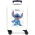 Trolley Disney Abs Valise 50 Cm.4R Happy Stitch Blanc